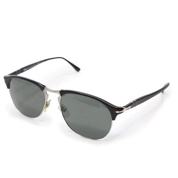 Persol Polarized Sunglasses PO8649S Black/Silver Icons Made in Italy Unisex - Picture 6 of 13